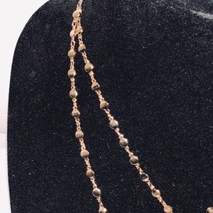 Liz Claiborne gold layered necklace